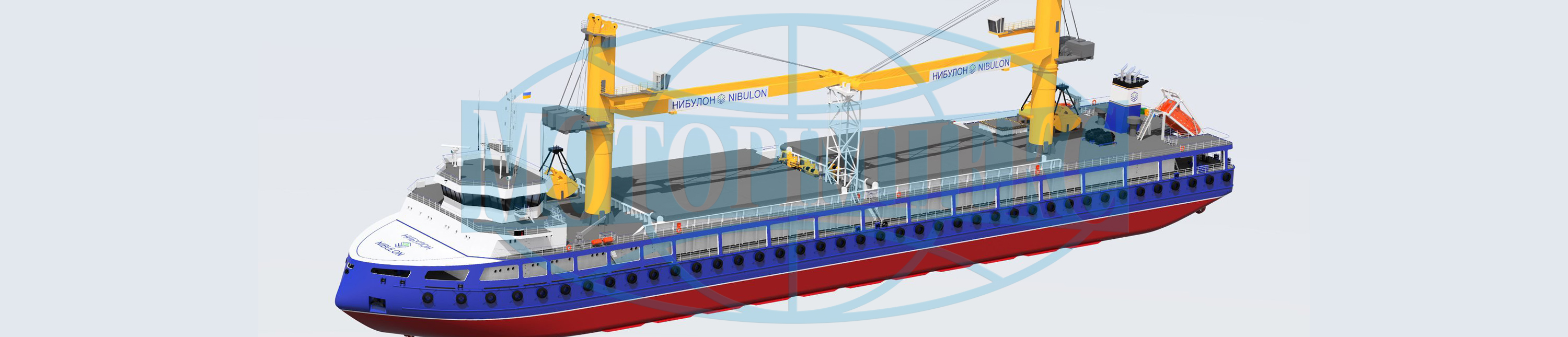 Turnkey hydraulics – hydraulic drive for boat hatgnes for the Nibulon Max ship