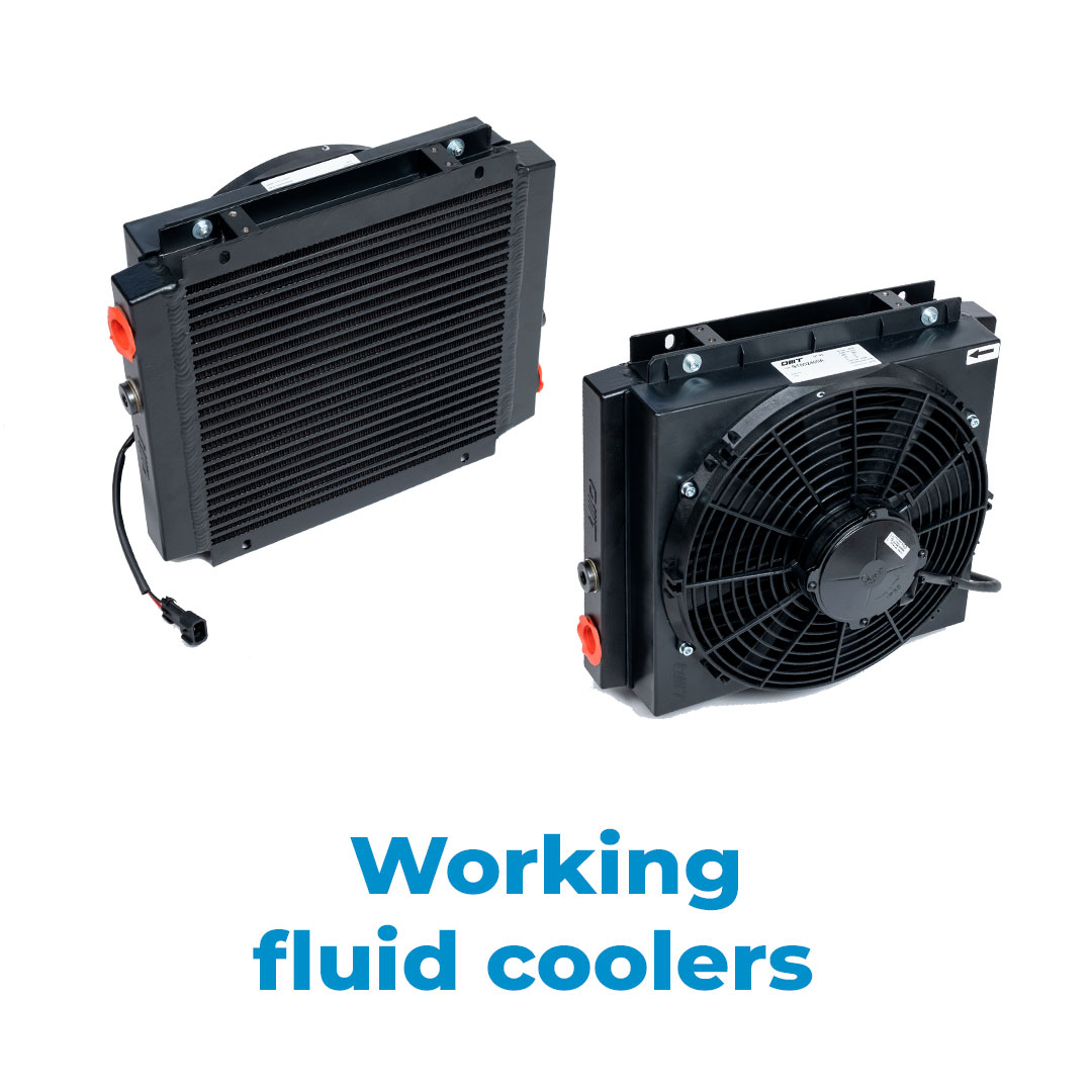 Working fluid coolers 