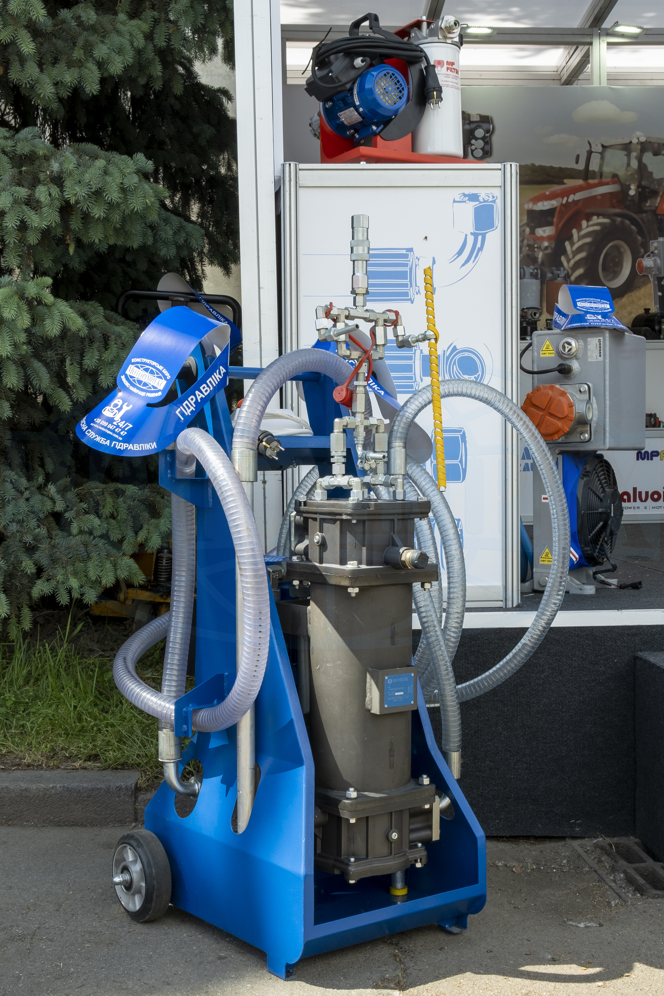 Фильтровально-заправочная установка ФЗУ1 для гидросистем с объемом рабочей жидкости до 1000 литров