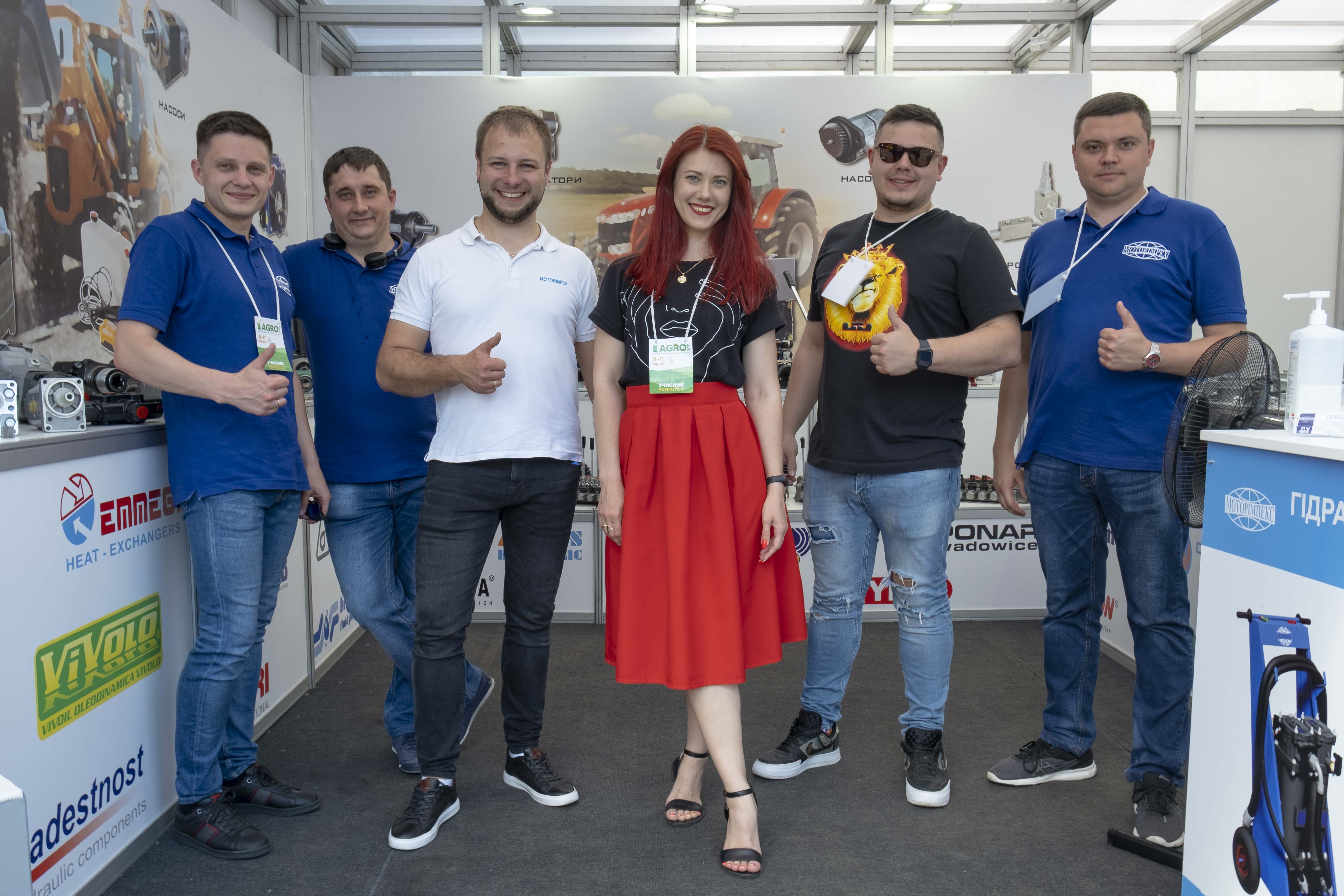 Команда Группы компаний «Моторимпекс» на виставке «Агро-2021»