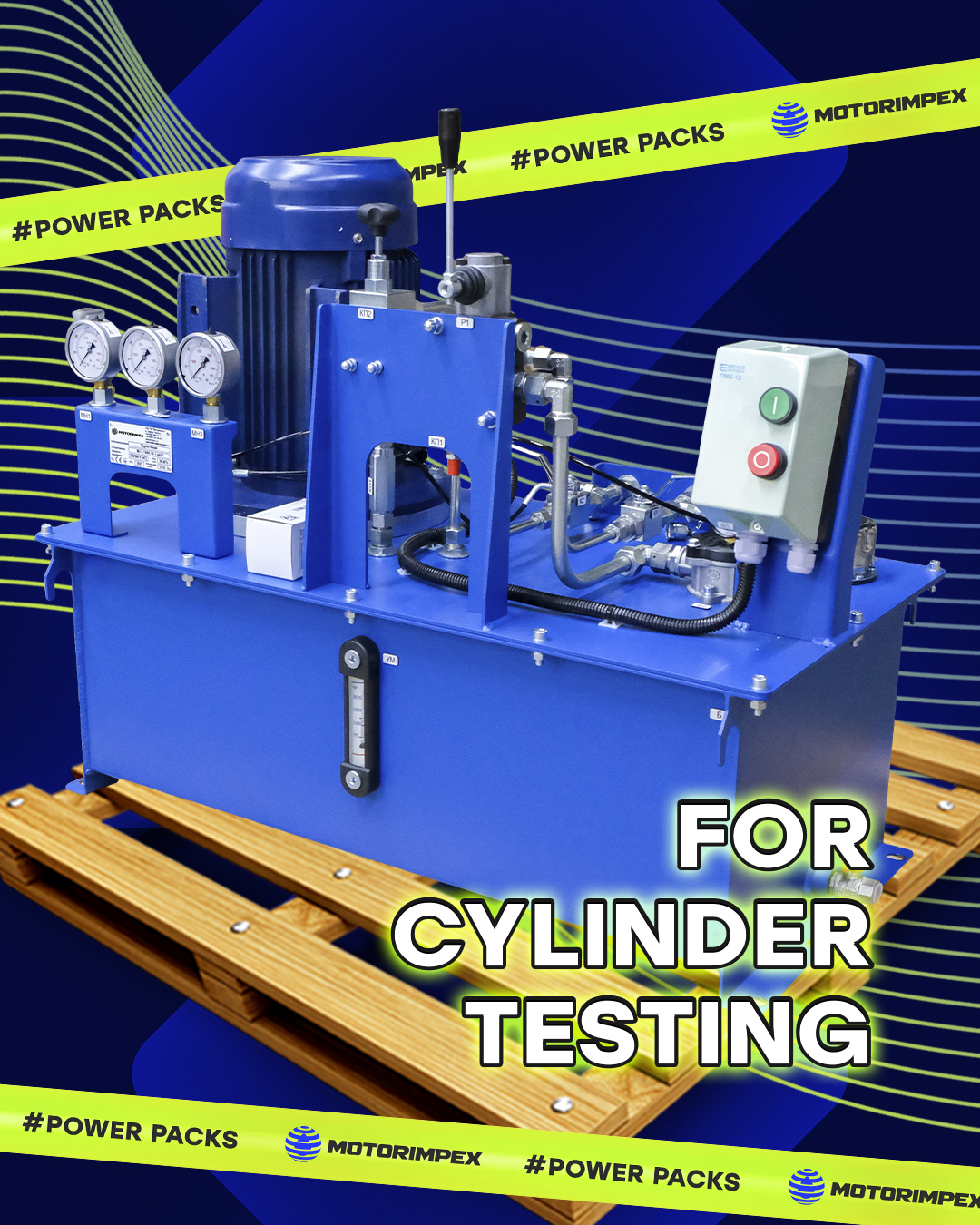 HPU for a cylinder testing