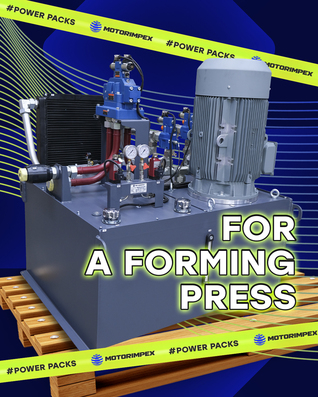 HPU for a forming press