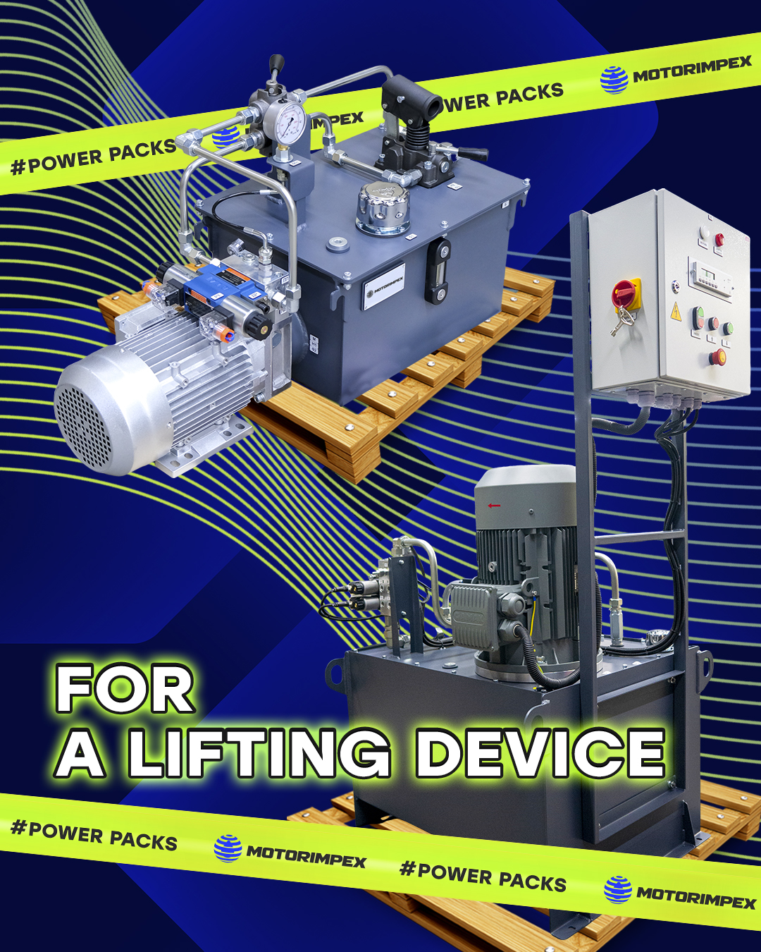 HPU for a lifting device