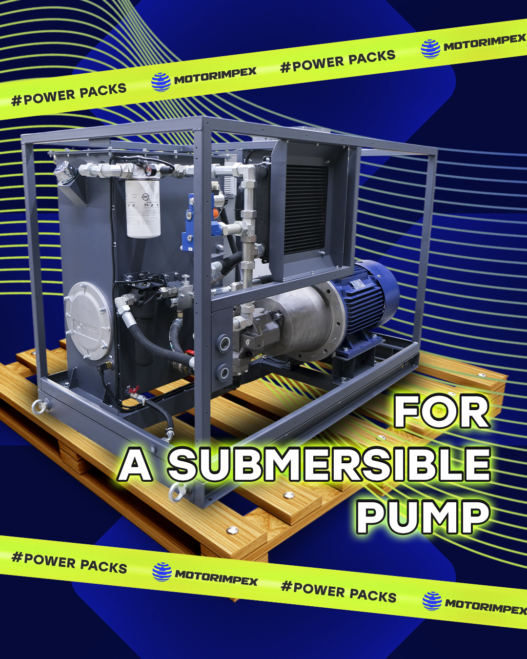 HPU for a submersible pump